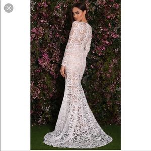 Abyss by Abby Moscow Gown in White